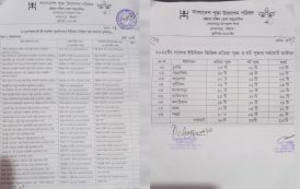 বাংলাদেশ পুজা উদযাপন পরিষদ লোহাগাড়া উপজেলা শাখার পক্ষ থেকে উপজেলা নির্বাহী অফিসারকে ফুলেল শুভেচ্ছা বিনিময়