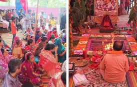 দক্ষিণ কাঞ্চনায় শ্রী শ্রী মগদ্বেশরী মন্দিরে চণ্ডীযজ্ঞ ও ধর্মীয় আলোচনা সভা অনুষ্ঠিত