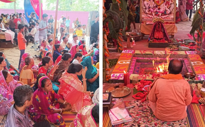 দক্ষিণ কাঞ্চনায় শ্রী শ্রী মগদ্বেশরী মন্দিরে চণ্ডীযজ্ঞ ও ধর্মীয় আলোচনা সভা অনুষ্ঠিত