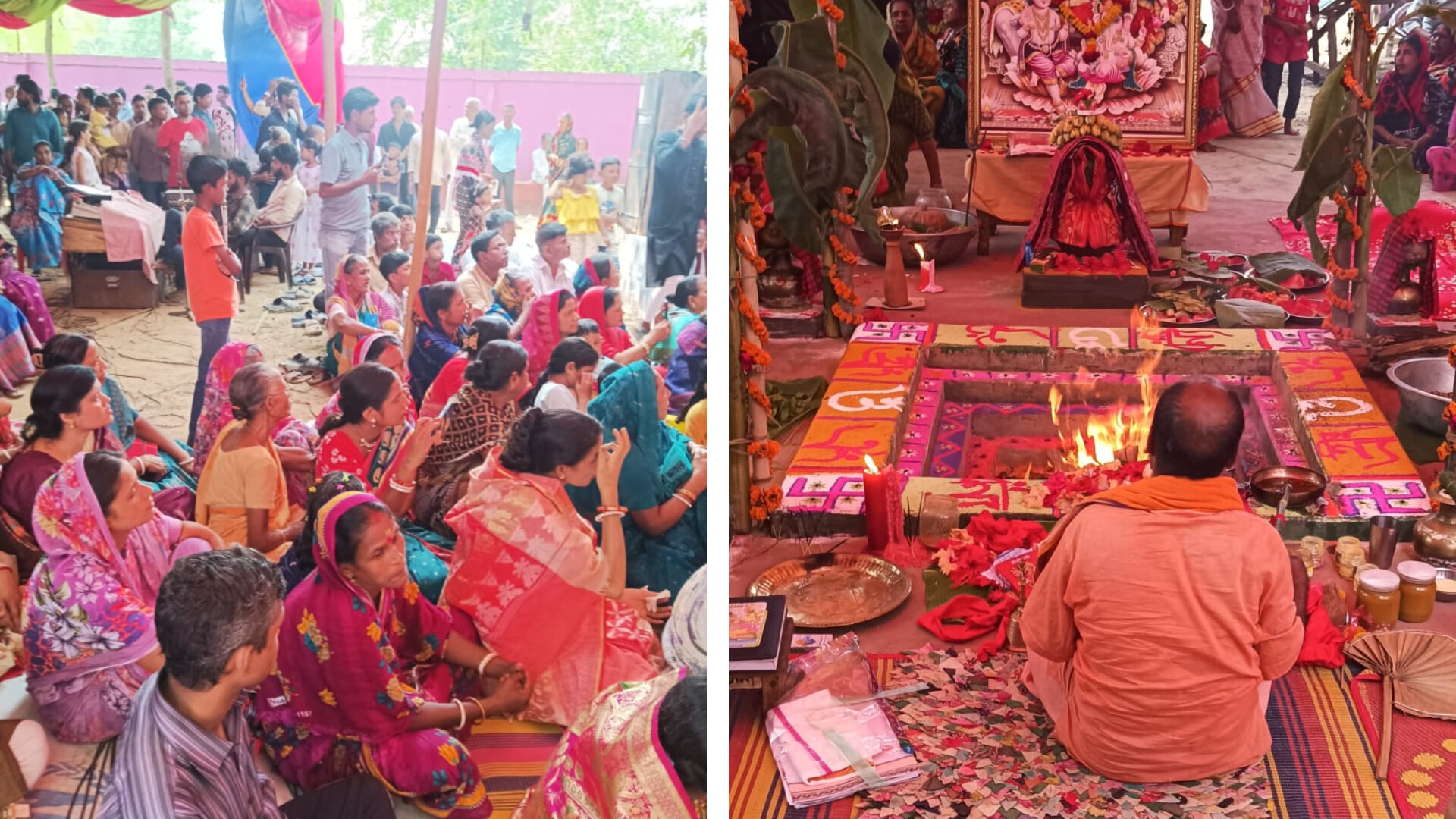 দক্ষিণ কাঞ্চনায় শ্রী শ্রী মগদ্বেশরী মন্দিরে চণ্ডীযজ্ঞ ও ধর্মীয় আলোচনা সভা অনুষ্ঠিত