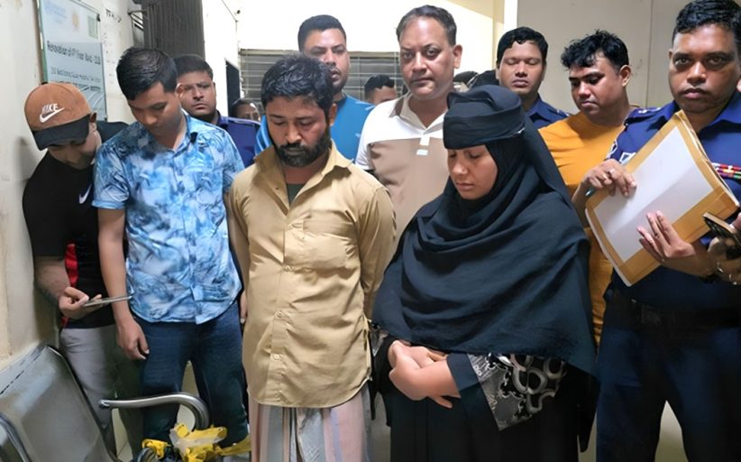 হাসপাতালে রোগীর কাছে ইয়াবা পৌঁছে দিতে গিয়ে আইনশৃঙ্খলা বাহিনীর হাতে আটক দম্পতি।