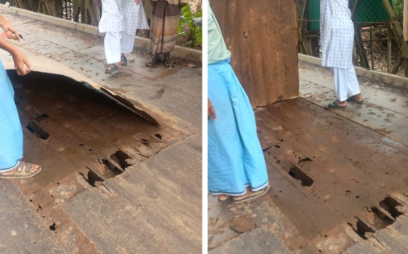 সাতকানিয়ার গারাংগিয়া বেইলি ব্রিজ এখন মরণফাঁদ: দ্রুত আরসিসি সেতু নির্মাণের দাবি