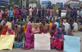 জিহাদ হত্যা মামলার আসামিদের গ্রেপ্তারের দাবিতে ঢাকা–সিলেট মহাসড়ক অবরোধ