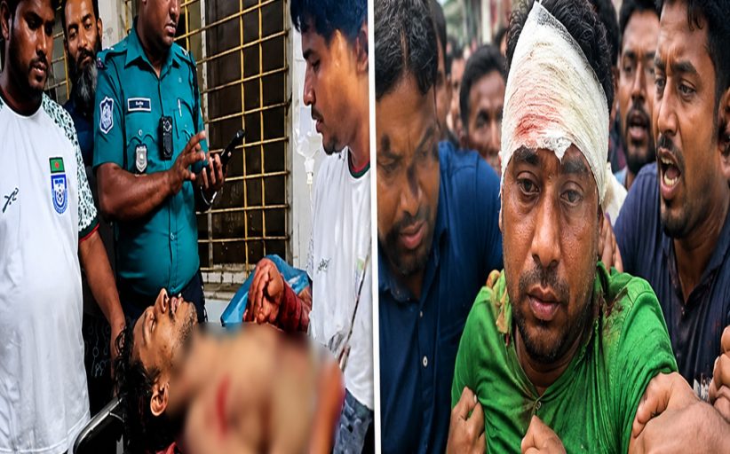 নেশার টাকার জন্য মা-ভাইকে বঁটি দিয়ে কুপিয়ে জখম, পরে জনতার পিটুনিতে আহত যুবক