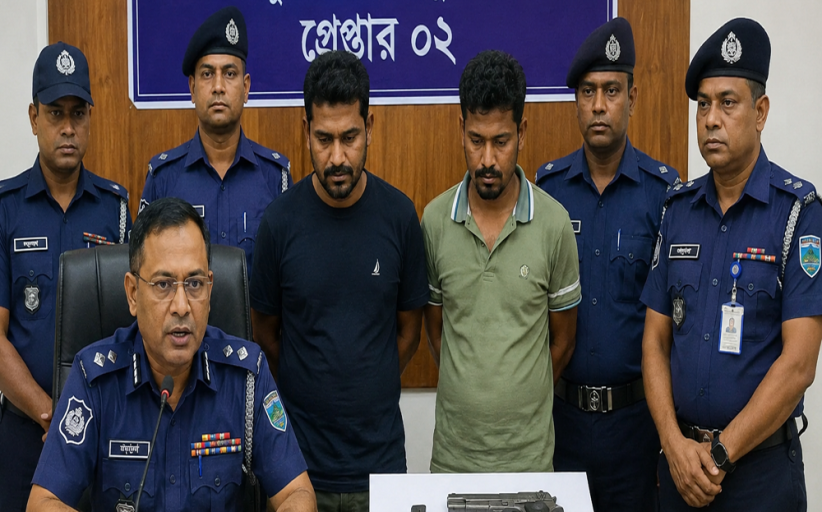 রাউজানে যুবদল নেতা মাসুদ হত্যা: আরও দুই শুটার গ্রেপ্তার, উদ্ধার বিদেশি পিস্তল